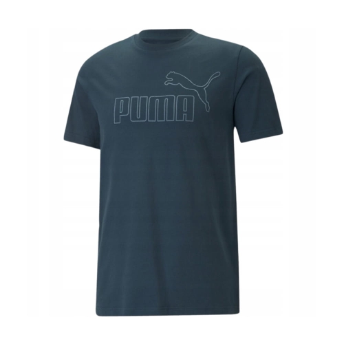 PUMA Koszulka Męska T-SHIRT 84988316 Ciemny niebieski