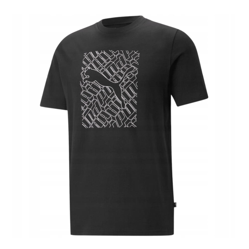 PUMA Koszulka Męska T-SHIRT 67447401 Czarna