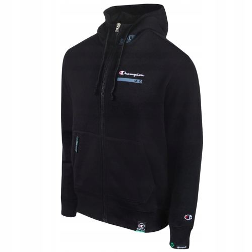 CHAMPION Bluza Męska zasuwana 217874 Czarna