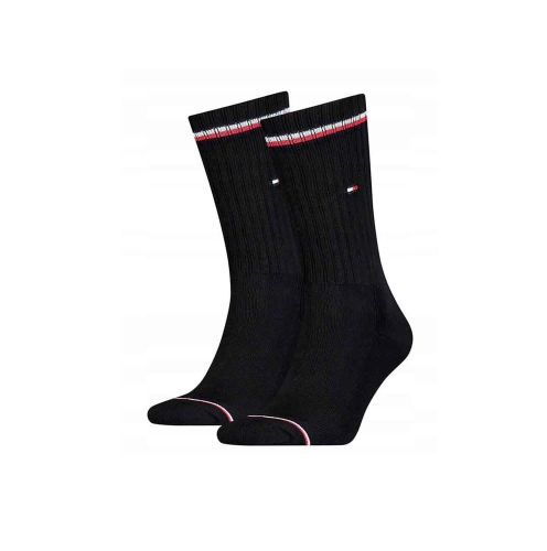 TOMMY HILFIGER Skarpety Męskie 2 Pak Czarne