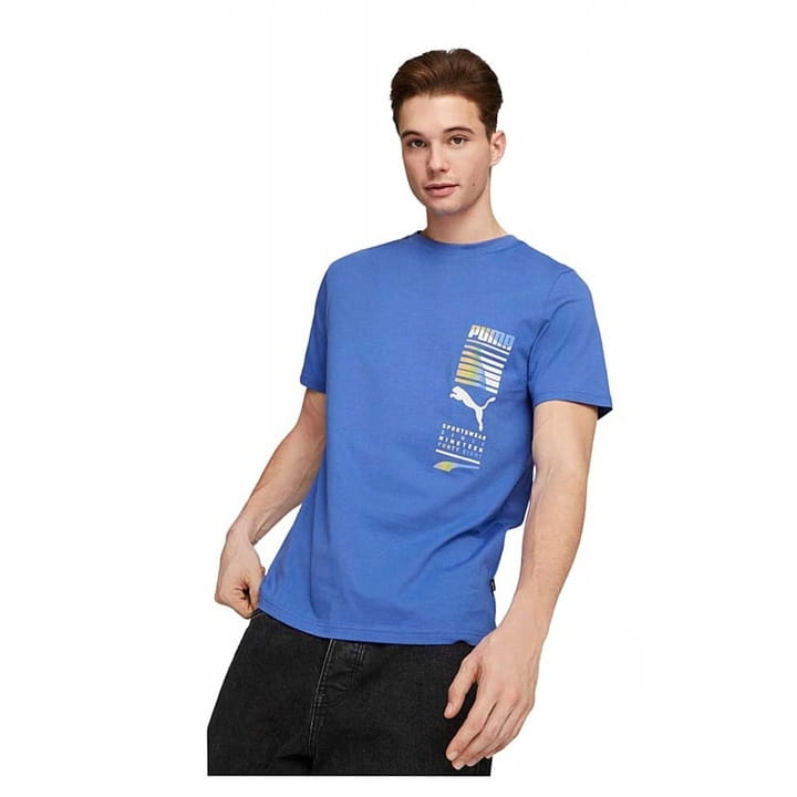 PUMA-Koszulka-Meska-T-SHIRT-Graphics-Niebieska-L.jpg
