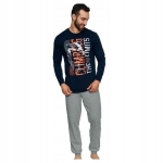 HENDERSON Piżama Męska Długi Rękaw 40023x59