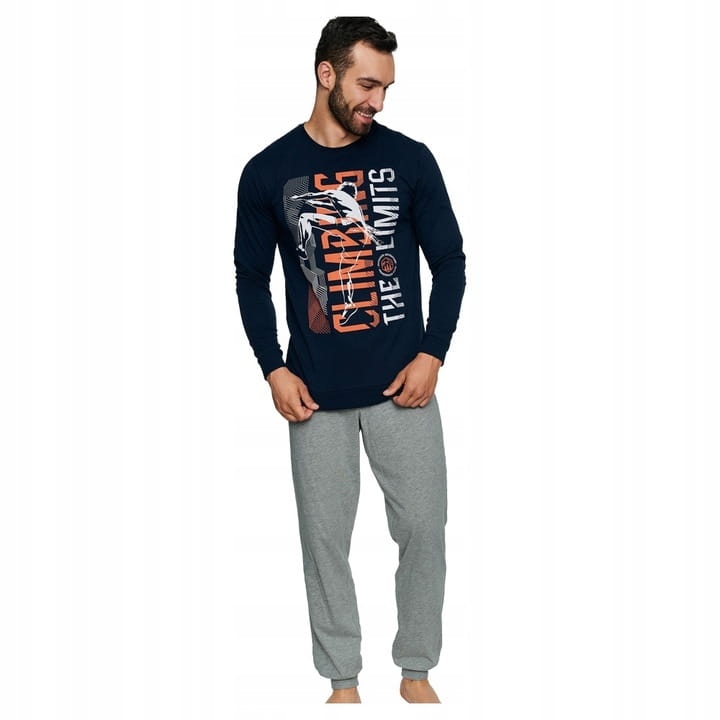 HENDERSON Piżama Męska Długi Rękaw 40023x59 Model