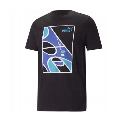 PUMA Koszulka Męska T-SHIRT Graphics  674481 Czarna