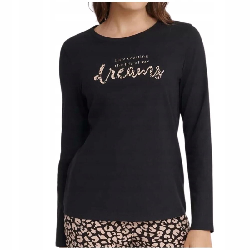 Damska piżama Henderson 40935_99X z długim rękawem.