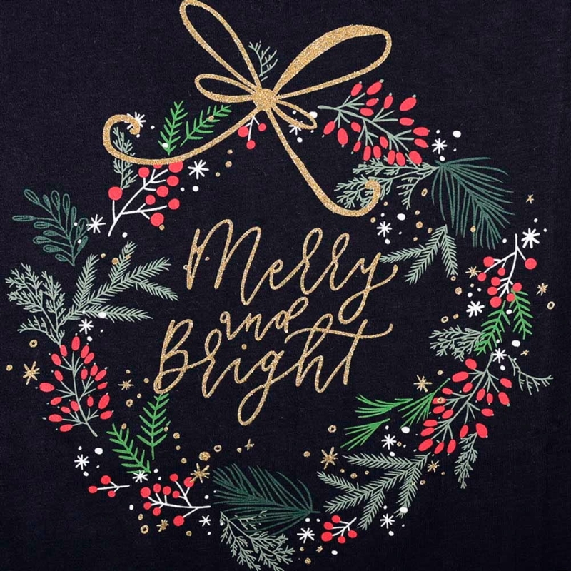 Zbliżenie na nadruk na Piżamie damskiej Henderson