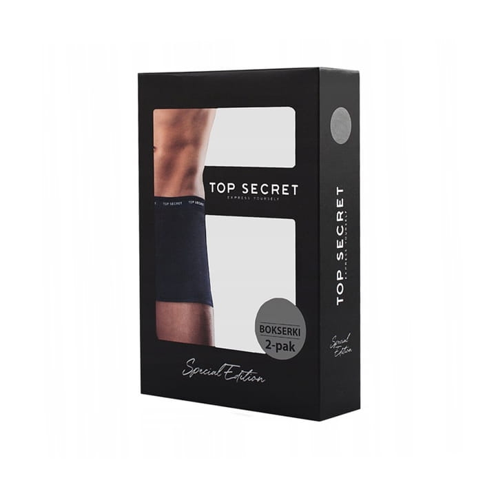 Komplet bokserek Top Secret – różne kolory z pasem logowanym