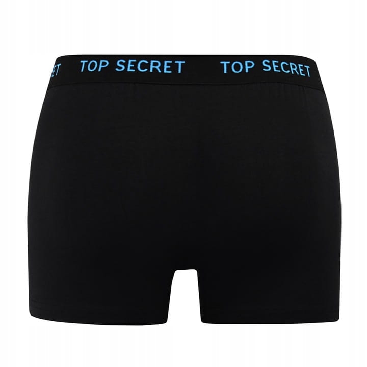 Elastyczna guma i miękka dzianina w bokserkach Top Secret.