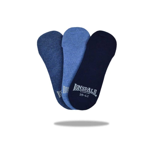 LONSDALE Skarpety Niewidoczne 3 par LNS01_203 Jeans
