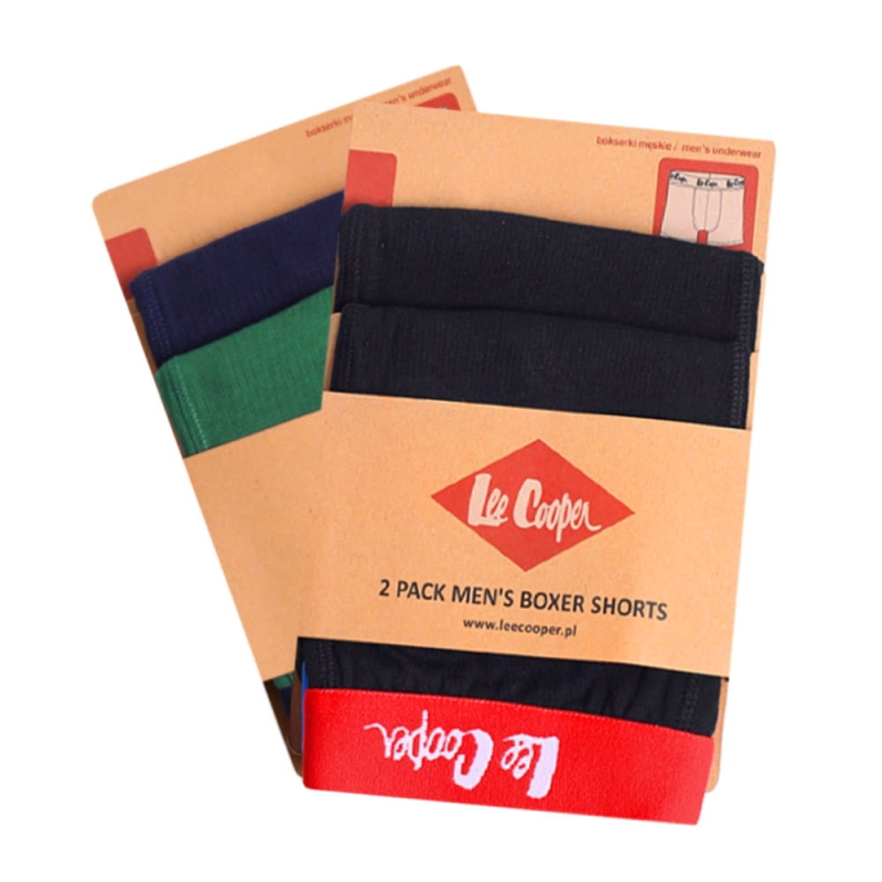 Oryginalne opakowanie czterech par bokserek męskich Lee Cooper.