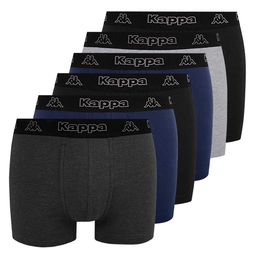 KAPPA Bokserki Męskie 6 Sztuk