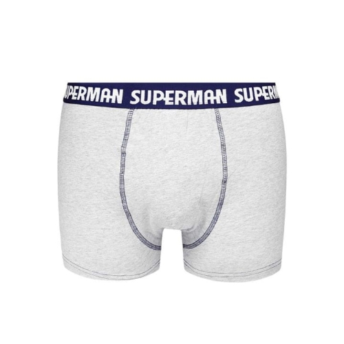 Superman Bokserki Męskie Bawełniane Szare
