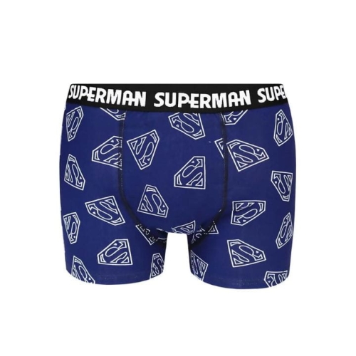 Superman DC Bokserki Męskie Bawełniane Niebieskie