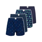 LEE COOPER Bokserki Męskie Luźne 4 sztuki