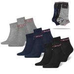 Tommy Hilfiger Skarpety Męskie Zakostki Logo Napis 6 par