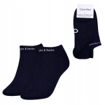 CALVIN KLEIN Skarpety Damskie Granat 2 pary ONE SIZE
