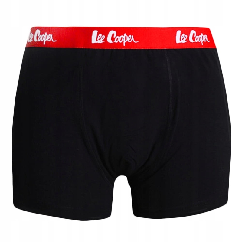 Klasyczne czarne bokserki Lee Cooper w komplecie 2 sztuki.
