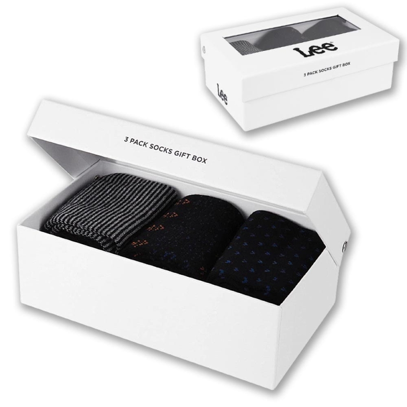 Skarpety Lee w pudełku prezentowym 3-pack