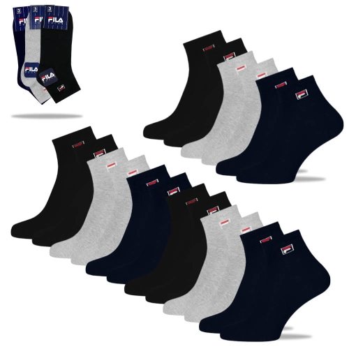 FILA Skarpety ZAKOSTKI Quarter 9pak