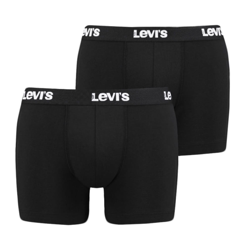 LEVI'S Bokserki Męskie Czarne 2 sztuki