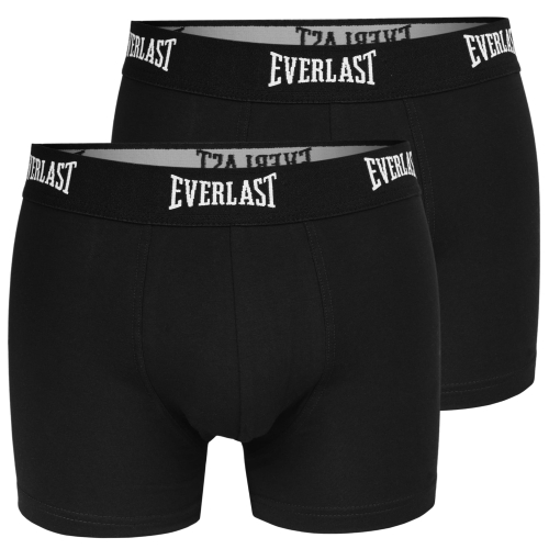 Everlast Bokserki Męskie Bawełniane Czarne 2 sztuki
