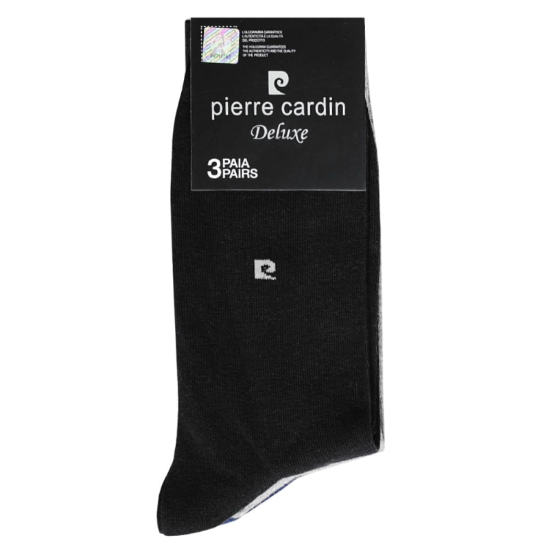 Klasyczne długie skarpety garniturowe Pierre Cardin 3 pary.
