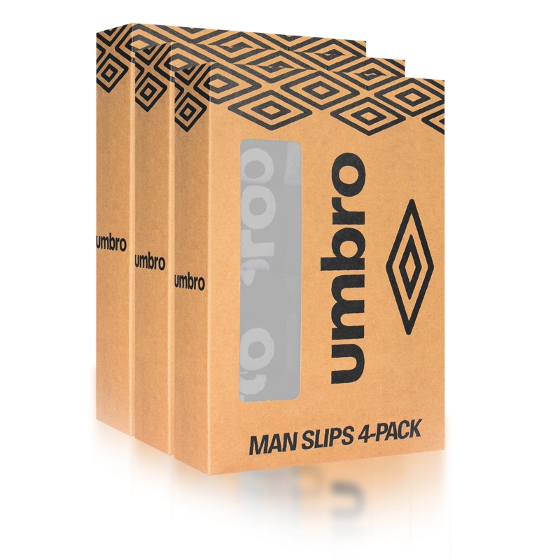 Bawełniane slipy męskie Umbro BM210 – praktyczny 12-pak w sportowym designie