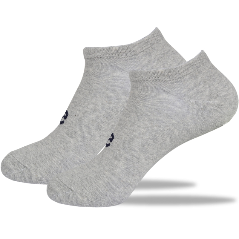 Szare skarpety stopki Lee z elastycznym wykończeniem.