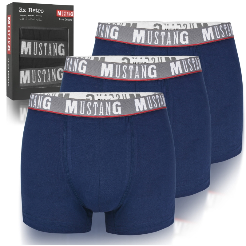 Bokserki Mustang męskie 3 sztuki w komplecie