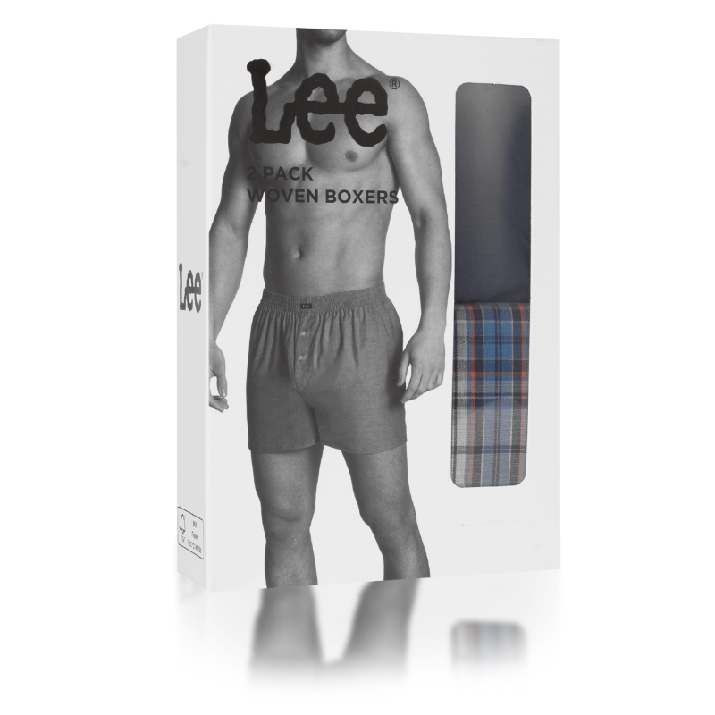 Opakowanie bokserek Lee 2-pak, wzór i kolor