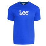 Lee Koszulka Męska T-shirt Bawełniana Niebieska