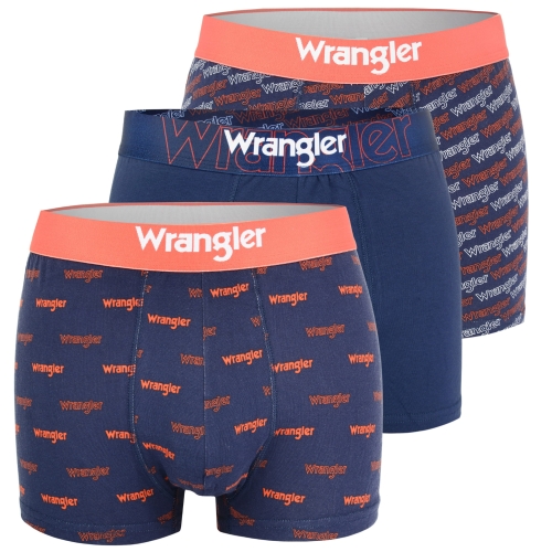 Wrangler Bokserki Męskie Bawełniane 3 sztuki