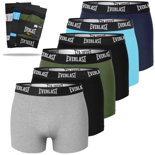 Everlast Bokserki Męskie Bawełniane BM404 6 sztuk