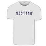 Mustang Koszulka Męska T-shirt Bawełniana 4222 Biała