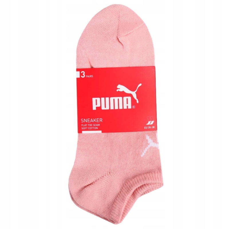 Skarpety damskie PUMA stopki – 3 pary w zestawie