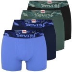 Levi's Bokserki Męskie Bawełniane Wielokolorowe BM371 4 Sztuki