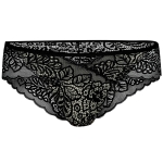 Henderson Majtki Damskie Koronkowe Czarne Hint