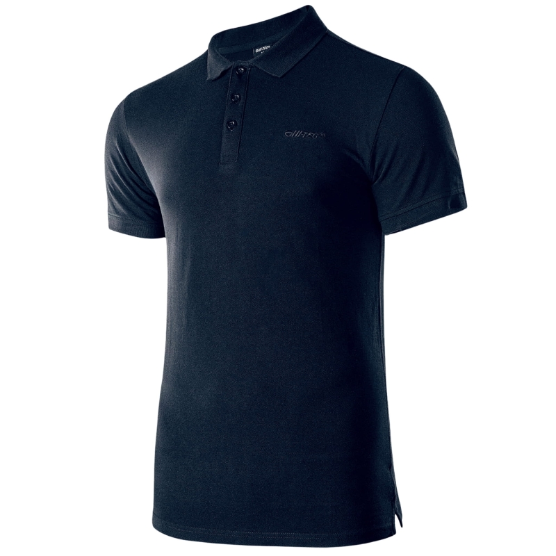HI-TEC Koszulka Męska T-shirt Polo Bawełniana ROMSO Granatowa