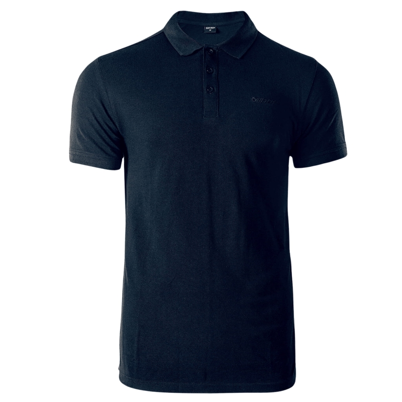 HI-TEC Koszulka Męska T-shirt Polo Bawełniana ROMSO Granatowa