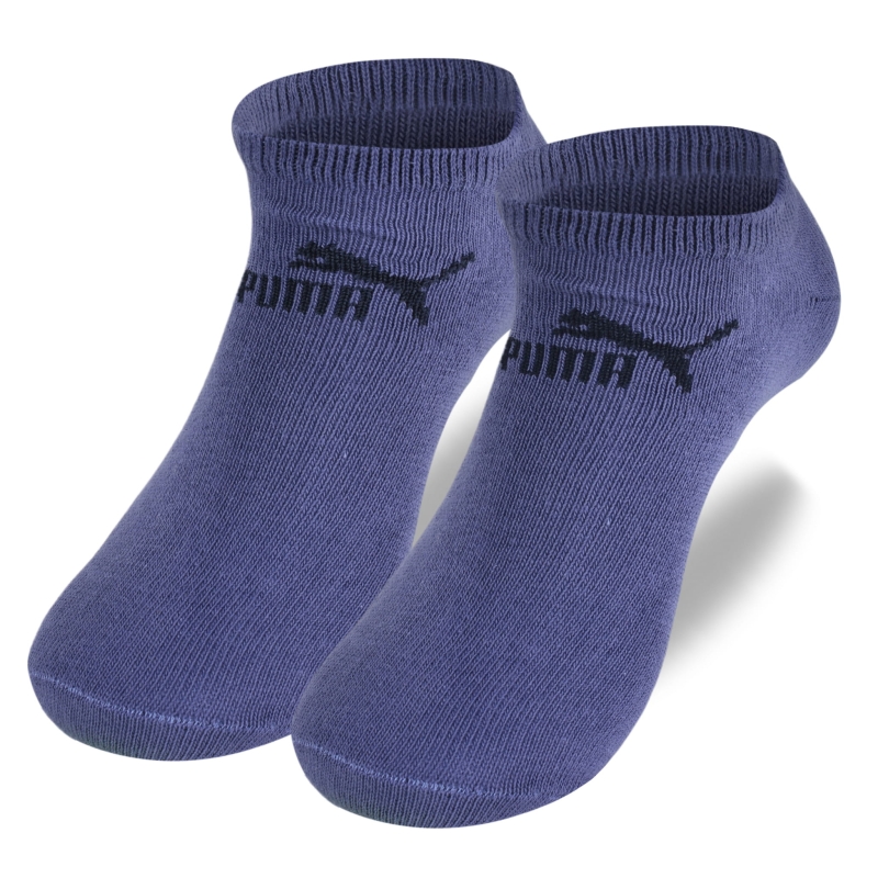 Komplet 3 par skarpet stopki Puma w kolorze niebieskim.