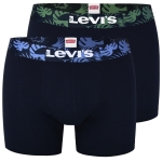 Levi's Bokserki Męskie Bawełniane Wielokolorowe 0958 2 Sztuki