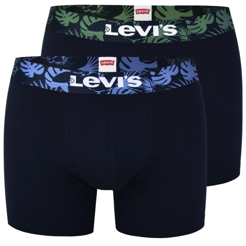 Levi's Bokserki Męskie Bawełniane Wielokolorowe 0958 2 Sztuki