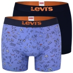 Levi's Bokserki Męskie Bawełniane Wielokolorowe 0950 2 Sztuki