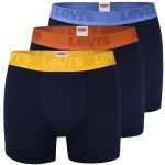 Levi's Bokserki Męskie Bawełniane Wielokolorowe 3 Sztuki