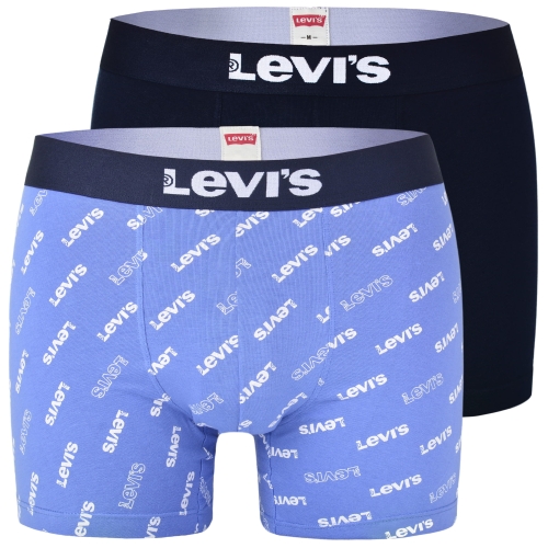 Levi's Bokserki Męskie Bawełniane Wielokolorowe 0974 2 Sztuki