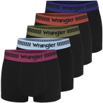 WRANGLER Bokserki Męskie TRUNK Bawełna 5 sztuk Czarne 22134