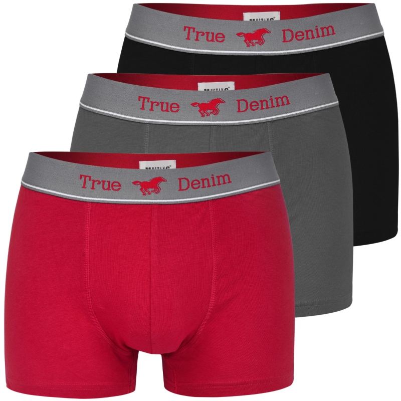 Zestaw 3 bokserek męskich Mustang z bawełny – model 4148