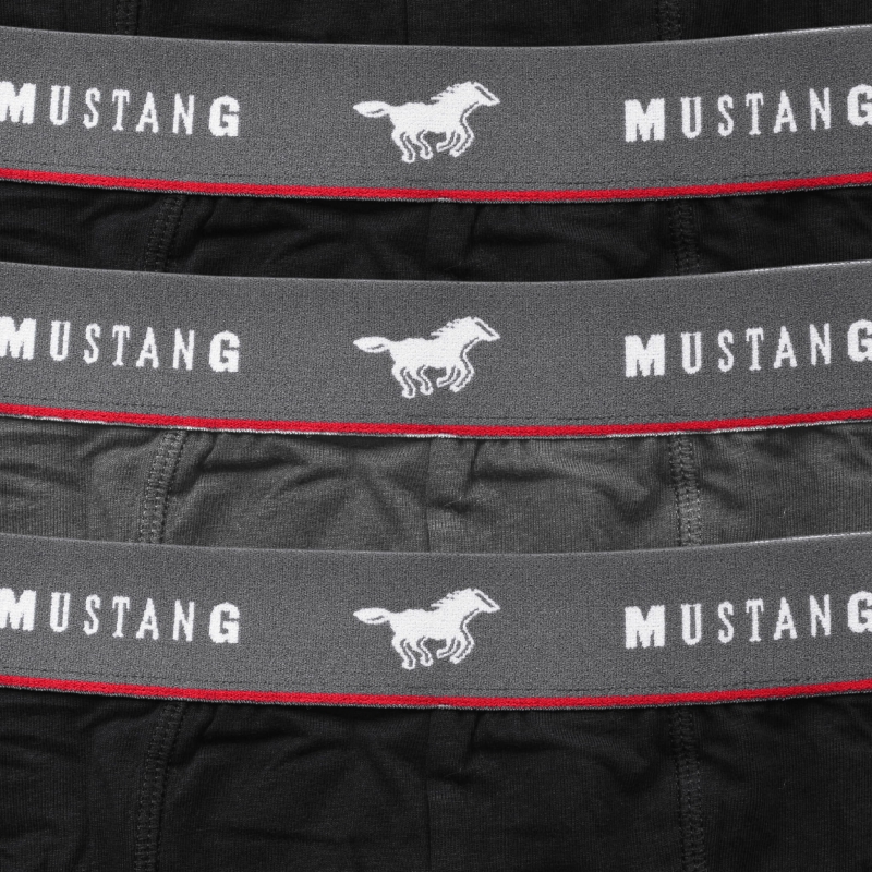 Zbliżenie na gumy Mustang z koniem
