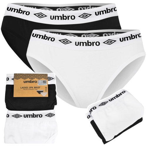 Umbro Figi Majtki Damskie Bawełniane 2 sztuki UMUL0031