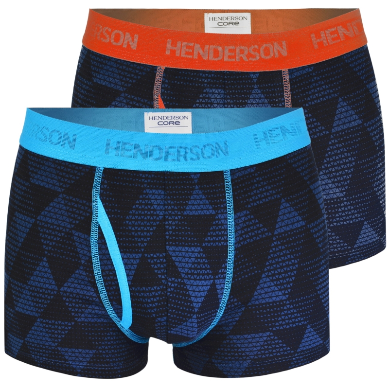 2-pak bokserek Henderson Core z kolorową gumą